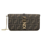 Fendigraphy Wallet On Chain - Brown