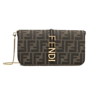 Fendigraphy Wallet On Chain - Brown