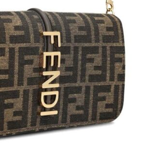 Fendigraphy Wallet On Chain - Brown - Image 2