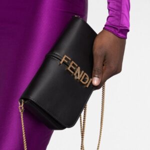 Fendigraphy Wallet On Chain - Black - Image 2