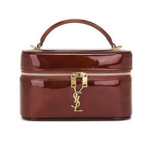 SAINT LAURENT Gaby Vanity Bag in Patent Leather